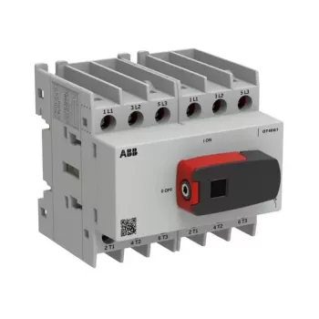 ABB OT Plus OT40G1-6BS40 A apkrovos pertraukiklis, G1 korpusas, 6 polių, su rankena