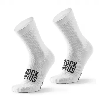 Rockbros ROAD TO SKY 49210016001 dviratininko kojinės, 36-38, baltos