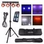 LIGHT4ME LED BAR COB PAR 4x30W RGB LED PAR Prožektorius su stovu ir dangteliu