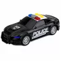 LEAN TOYS policijos automobilis su šviesomis ir garsais, juodas, 1:32 mastelis
