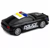 LEAN TOYS policijos automobilis su šviesomis ir garsais, juodas, 1:32 mastelis