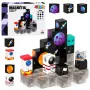 LEAN TOYS magnetinių kaladėlių rinkinys 50 vnt. 3D kubeliai pikselių konstravimo rinkinys