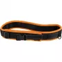 Fiskars 1003626 Functional Form diržas įrankiams su greito atsegimo sagtimi, reguliuojamas juosmuo iki 120 cm, patvarus vandenį atstumiantis poliesteris, kelios kišenės ir kilpos, juoda/oranžinė