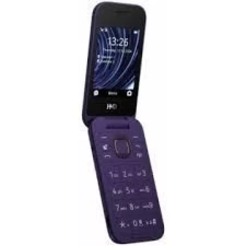 HMD 2660 Flip violetinis 4G LTE dviejų SIM atverčiamas telefonas