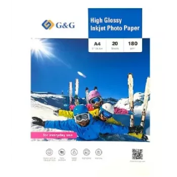 G&G Ninestar fotopopierius A4, 180 g/m², 20 lapų (20287)