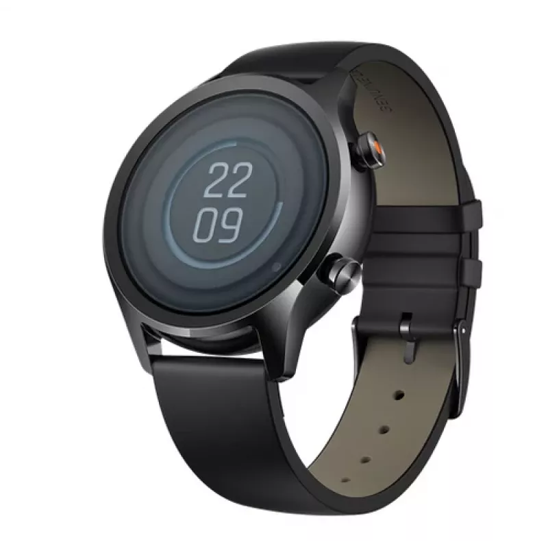 TicWatch C2+ išmanusis laikrodis NFC GPS AMOLED 1,3 colio atsparus vandeniui Bluetooth Wi-Fi juodas