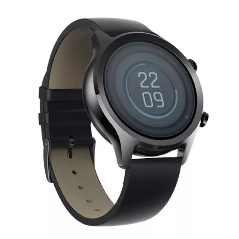 TicWatch C2+ išmanusis laikrodis NFC GPS AMOLED 1,3 colio atsparus vandeniui Bluetooth Wi-Fi juodas