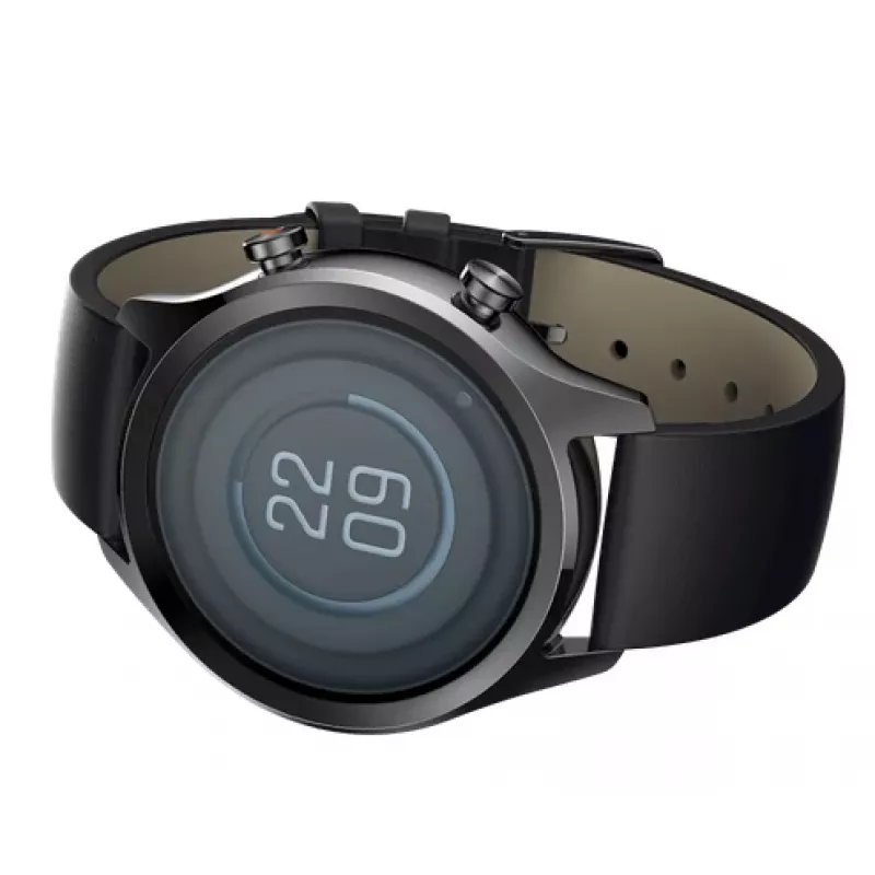 TicWatch C2+ išmanusis laikrodis NFC GPS AMOLED 1,3 colio atsparus vandeniui Bluetooth Wi-Fi juodas