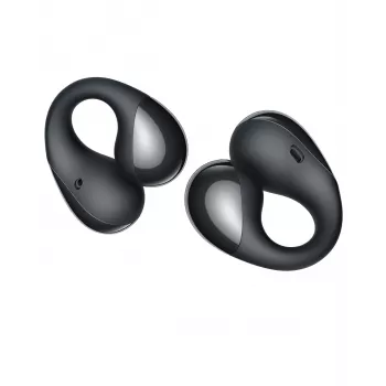 Soundpeats PearlClip Pro True Wireless Open-Ear Clip-On ausinės su AI ENC, Bluetooth 5.3, 32h baterija, IPX4, juodos