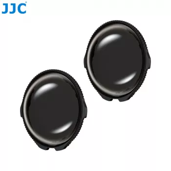 JJC TLP-X5ND16 2 vnt. ND16 neutralaus tankio filtrai, skirti Insta360 X5 – grūdintas stiklas, daugiasluoksnė danga, 4 pakopų šviesos mažinimas