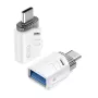 XO NB256B OTG adapteris USB-A lizdas į USB-C kištuką, baltas (NB256B)