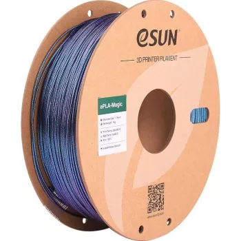 ESUN EPLA-MAGIC 1,75 mm tamsiai mėlynas su blizgučiais 1 kg - patobulintas PLA gijos su blizgesio efektu