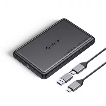 ORICO DDL25-C3 2,5 colio HDD/SSD dėklas USB-C 5Gbps juodas