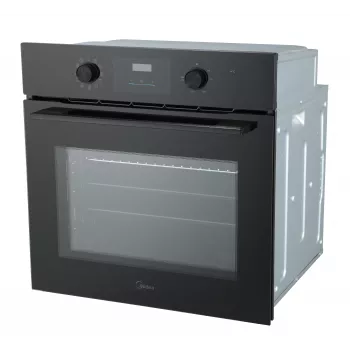Midea MBO65M80M1-BK įmontuojama elektrinė orkaitė, 70L, jutiklinis ekranas, juoda