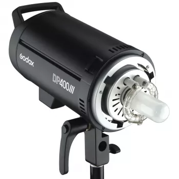 Godox DP400III 400Ws studijinė blykstė su 150W modeliavimo lempa, Bowens laikiklis, 2.4G X sistema