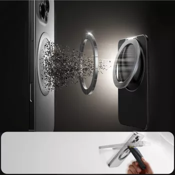 JOYROOM JR-ZS432 Magnetinė piniginė, skirta MagSafe - juoda