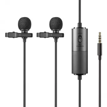 Godox LMD-40C dvigubas lavalier mikrofonas 4m