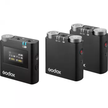 Godox Virso M2 2.4 GHz belaidė mikrofonų sistema įrašymui