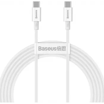 Baseus Superior Series USB-C į USB-C laidas 100W 2m baltas