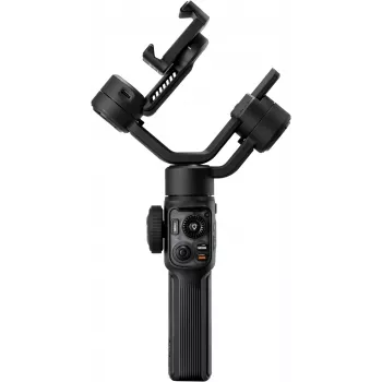 Zhiyun C030124ABR1 išmaniojo telefono gimbalinis stabilizatorius 3 ašių su įmontuota užpildymo šviesa, Bluetooth 5.0, 2600mAh baterija, iki 25h veikimo, palaiko 50-90mm telefonus, juodas