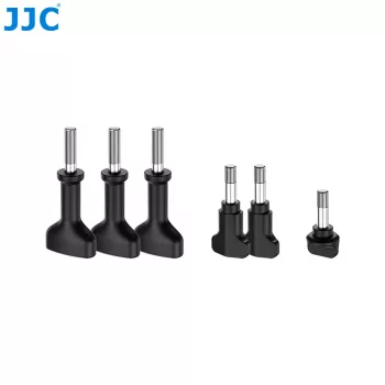 JJC SK-6 M5 varžtų rinkinys su rankenėle veiksmo kameroms (6 vnt., juodi)