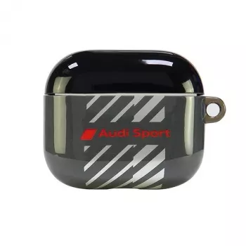 Audi IML Sport AirPods 3 dėklas juodas AUS-IMLAP3-RSQ/D1-BK