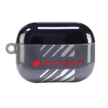 Audi IML Sport dėklas, skirtas AirPods Pro 2, juodas AUS-IMLAPP2-RSQ/D1-BK