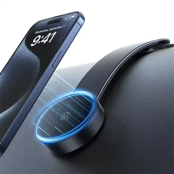 USAMS US-ZJ079 Universalus magnetinis laikiklis automobilio prietaisų skydeliui išmaniesiems telefonams, juodos spalvos
