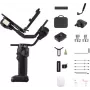 ZHIYUN CRANE 4 COMBO 3 ašių kameros gimbalinis stabilizatorius su 6kg apkrova, 12h baterija, jutikliniu ekranu ir papildomu apšvietimu, juodos spalvos