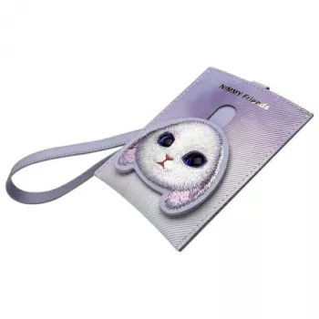 Nimmy Big Eyed Pet 2.0 triušio kortelių laikiklis piniginė, violetinė