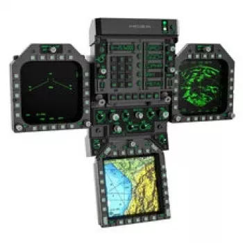 Moza Racing FMP18 Panel Bundle – 18 įėjimų sim lenktynių valdymo skydelis su RGB apšvietimu