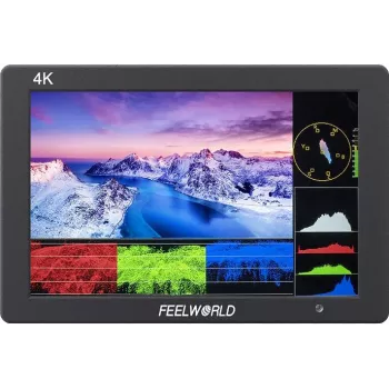 FEELWORLD T7 PLUS 7 colio 2200nit 1920x1200 IPS 3D LUT kameros lauko monitorius su HDMI kilpa