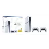 Sony PlayStation 5 Slim Disc Edition 1TB konsolė - balta ir juoda