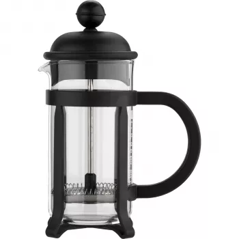 Bodum PRESS JAVA prancūziškas kavos virimo aparatas, 0,35 L, 3 puodeliai, juodas