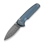 CIVIVI Mini Shakan Damascus Blue sulankstomas peilis, 2.375 inch Damascus ašmenys, G10 rankena