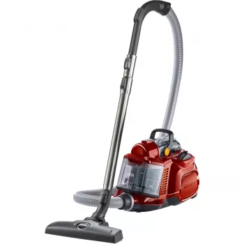 AEG LX7-2-CR-A Bekvapis cikloninis dulkių siurblys, 750 W, Chili Red/Juoda