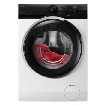 AEG LFR6D944E 9kg 1400rpm laisvai pastatoma skalbimo mašina su priekiniu pakrovimu, balta, ÖKOInverter variklis, ProSense ir SoftPlus technologijos