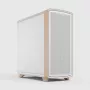 Fractal Design Summit Chalk White Solid TV stovas su ąžuolo akcentais