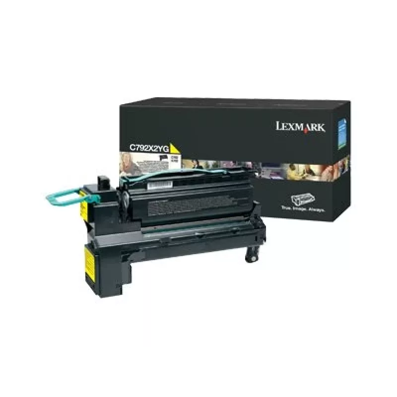 Lexmark C792X2YG didelės talpos geltona tonerių kasetė