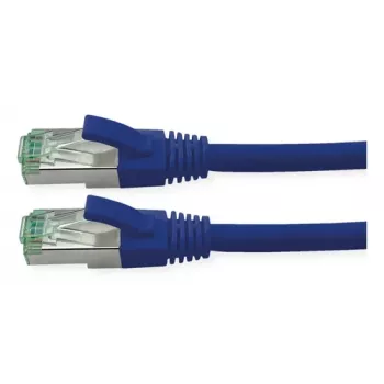 ROLINE RM Cat.6A S/FTP (PiMF) pataisos kabelis, TPE, mėlynas, 5 m - RJ45 be užkabų, 10GbE, LSZH