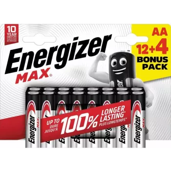 Energizer Max 316920 AA Mignon šarminė baterija, 1,5 V, 16 vnt. paketas