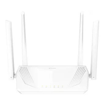 D-Link AX1500 Wi-Fi 6 dviejų juostų gigabitinės belaidžio ryšio maršrutizatorius su OFDMA, MU-MIMO, Beamforming, WPA3, 4 gigabitiniais LAN prievadais, Smart Connect, tėvų kontrole, QoS, svečių tinklu, IPv6, prieigos taško režimu, juodos spalvos