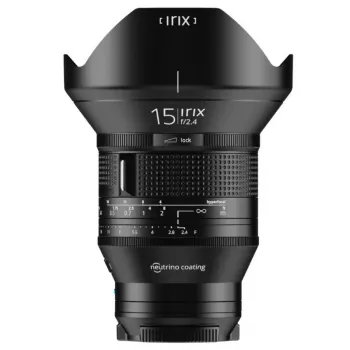 Irix 15mm f/2.4 plačiakampis pirminis objektyvas, skirtas Sony E pilno kadro