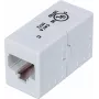 Intellinet 504751 Cat6 UTP RJ45 tiesinis movas, moteriškas į moterišką, baltas