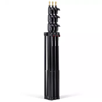 Manfrotto 1004BAC-3 oro pagalvėlės 4 sekcijų šviestuvo stovas rinkinys (3 vnt., juodas)
