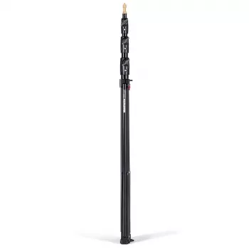 Manfrotto 1004BAC-3 oro pagalvėlės 4 sekcijų šviestuvo stovas rinkinys (3 vnt., juodas)