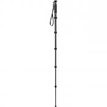 Gitzo GM2562T Traveler Series 2 anglies pluošto monopodo kojelė, 6 sekcijų, maks. aukštis 142 cm, apkrova 12 kg, juoda