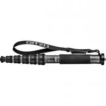 Gitzo GM2562T Traveler Series 2 anglies pluošto monopodo kojelė, 6 sekcijų, maks. aukštis 142 cm, apkrova 12 kg, juoda