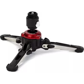 Manfrotto MVMXPROBASE skysčio monopodo pagrindas su FLUIDTECH 3D judesiu, skirtas XPRO monopodo stovams, juodos spalvos