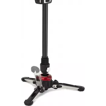Manfrotto MVMXPROBASE skysčio monopodo pagrindas su FLUIDTECH 3D judesiu, skirtas XPRO monopodo stovams, juodos spalvos